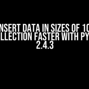 How to Insert Data in Sizes of 100-200GB to a Collection Faster with PyMilvus 2.4.3