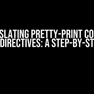 Translating Pretty-Print Code to Format Directives: A Step-by-Step Guide